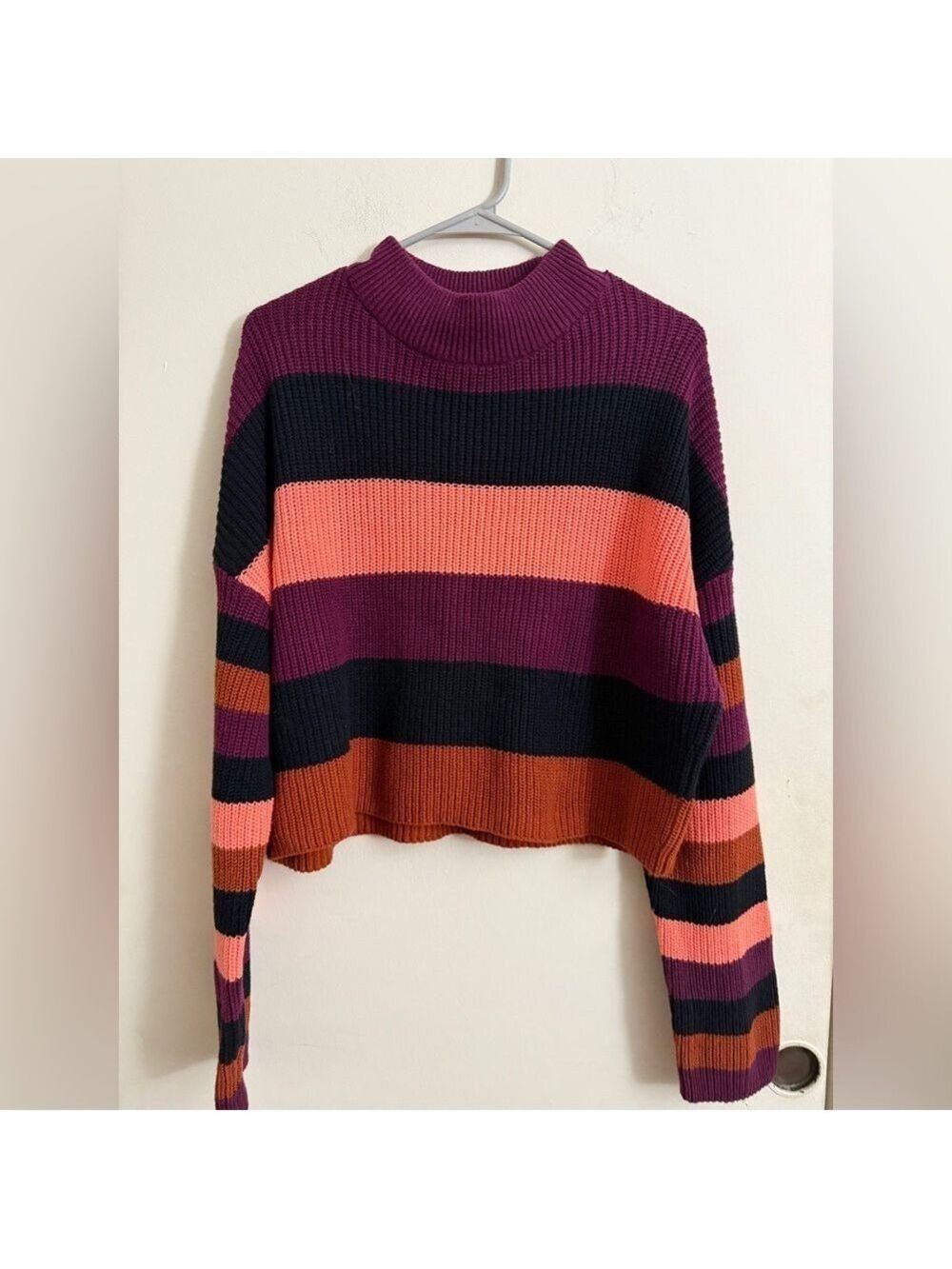 Express Cropped Knit Chunky Sweater Size XL NWOT